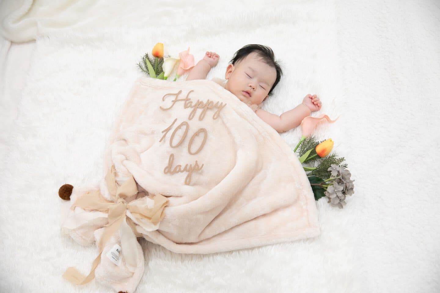 100日記念 百日お祝いフォト お宮参りフォト スタジオ撮影 スタジオ写真 上越 上越写真館 オーツー
