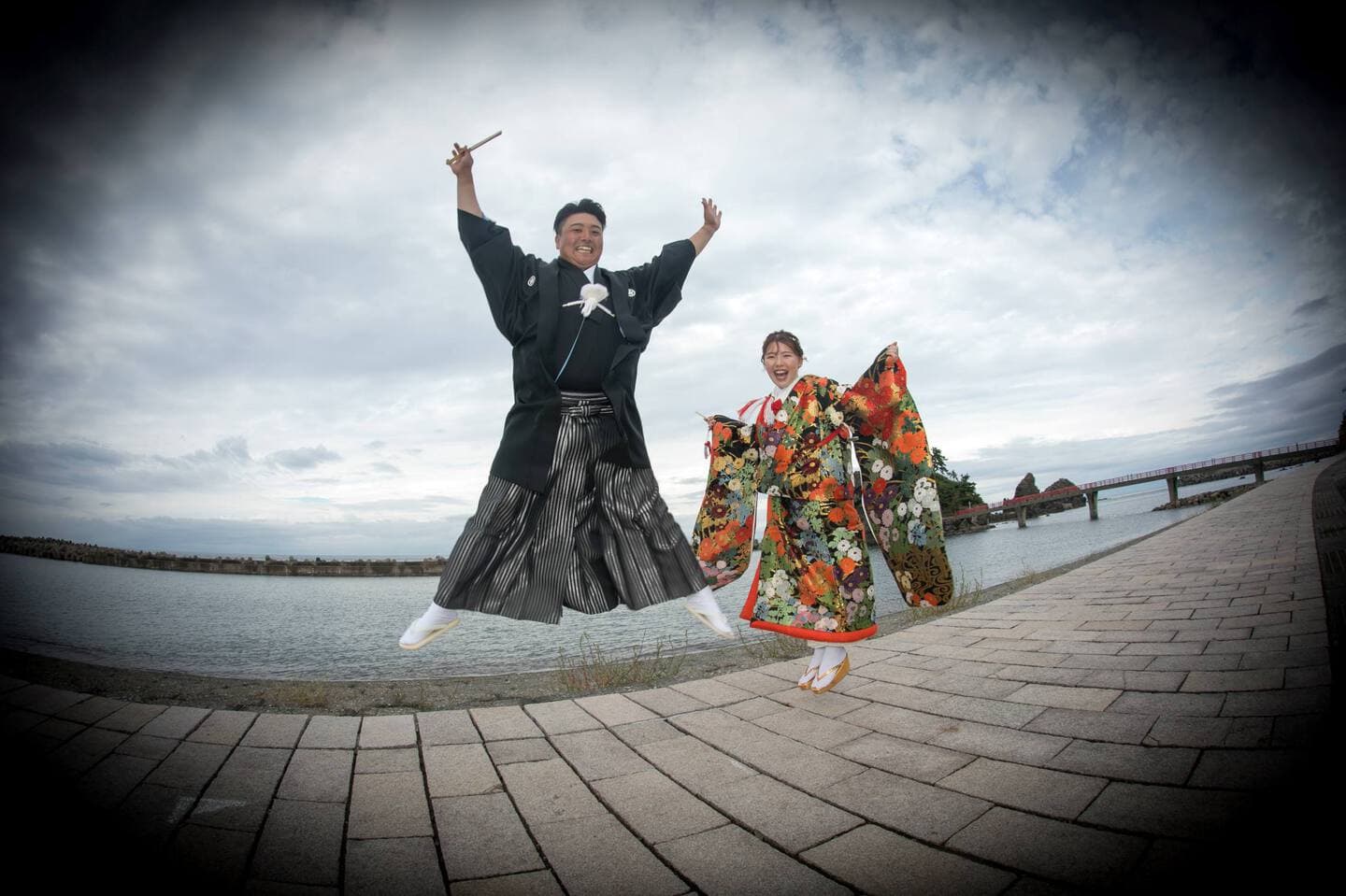 上越市 糸魚川市 ロケーション撮影 ロケ撮影 結婚式前撮り 和装前撮り 和装ロケ 弁天岩 ウエディングフォト