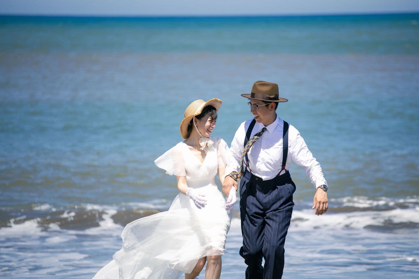 上越市 海ロケ撮影 スタジオ撮影 オーツー 結婚式前撮り 前撮りフォト ロケーション撮影 出張撮影 海